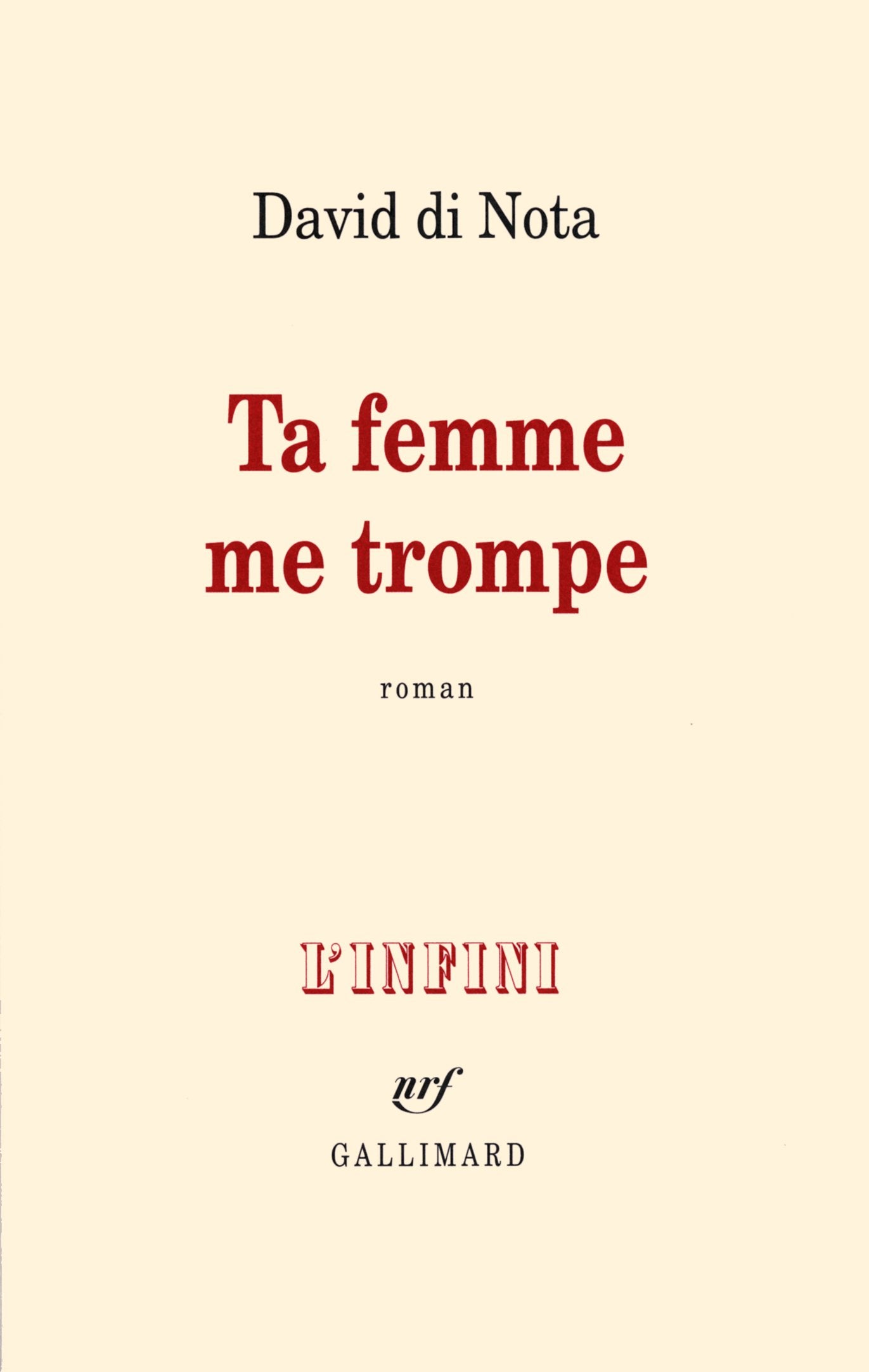 Ta femme me trompe Contemporary literature