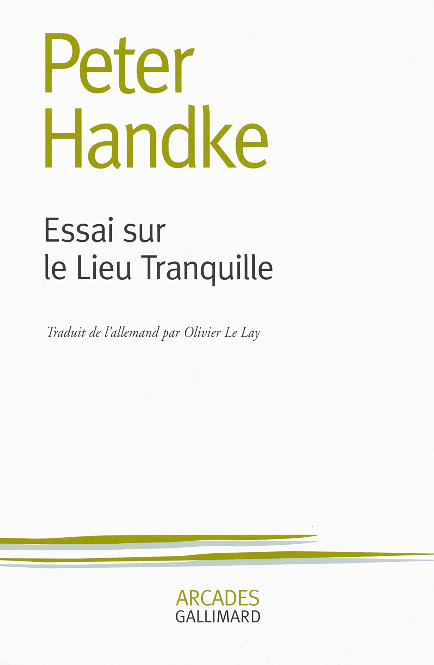 Product Image: Essai sur le Lieu Tranquille