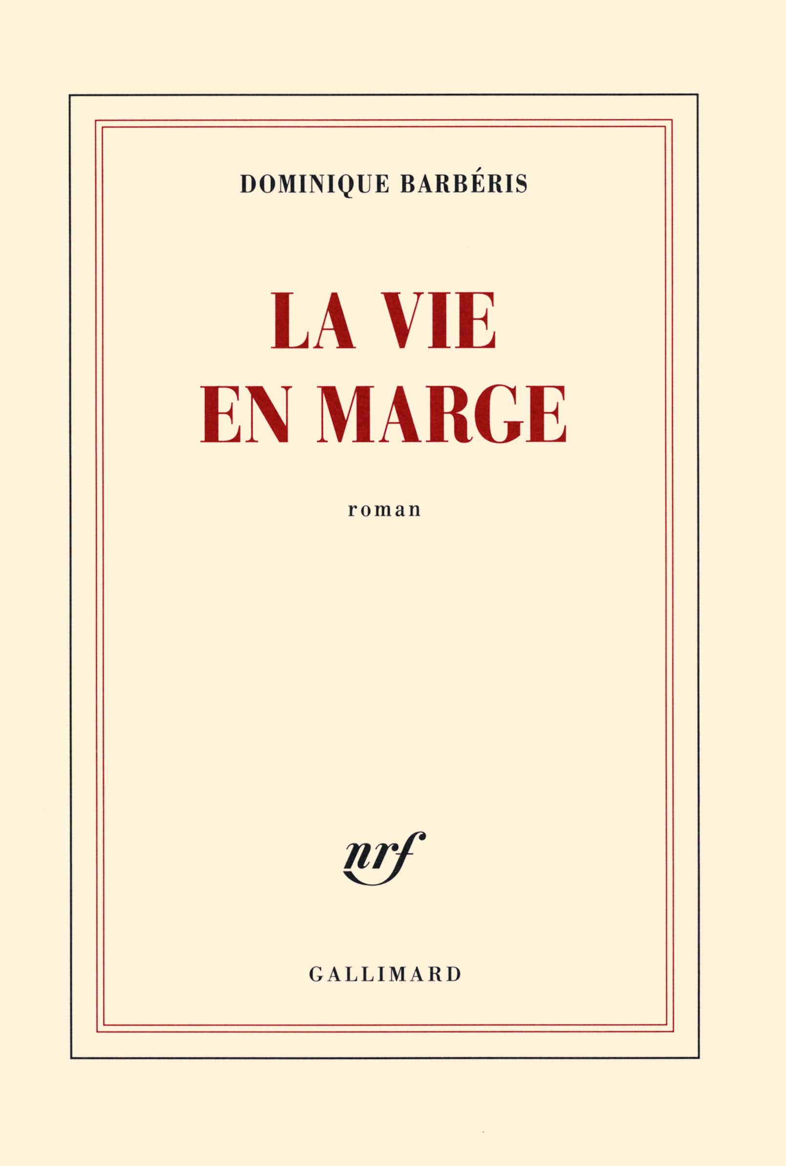 La vie en marge book