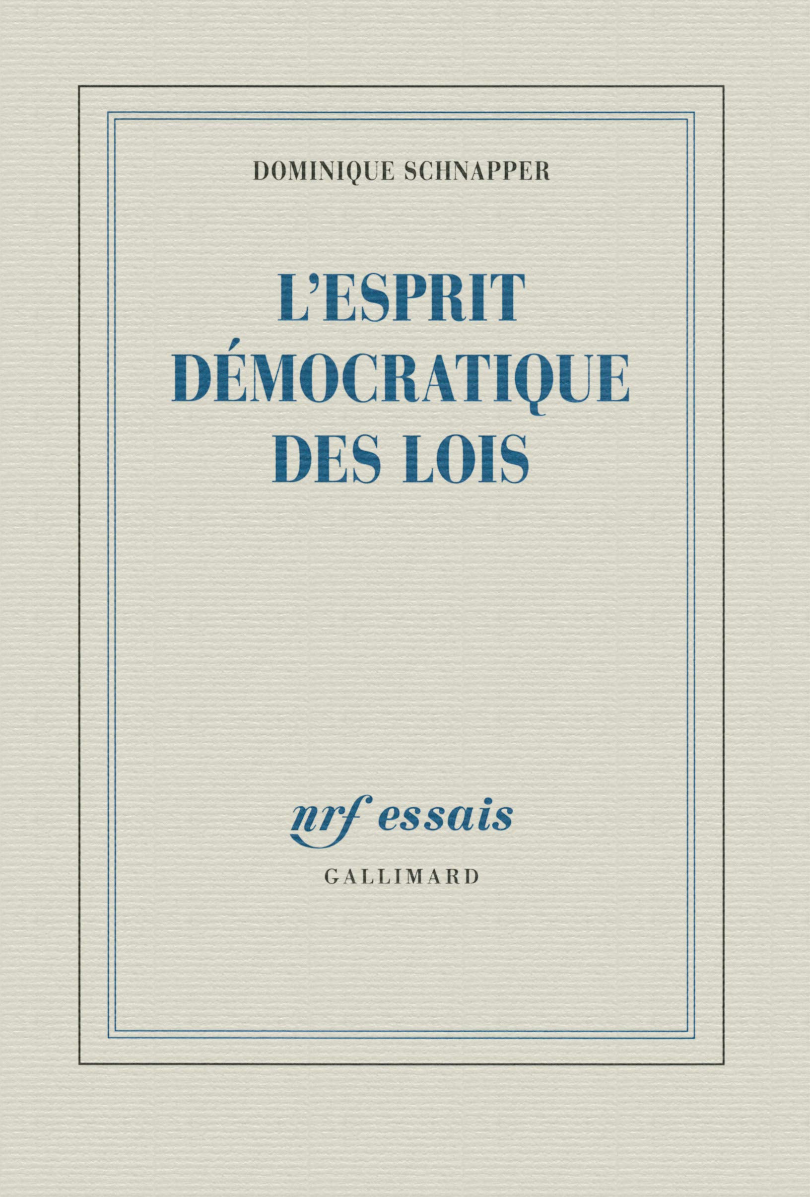 L'esprit démocratique des lois book