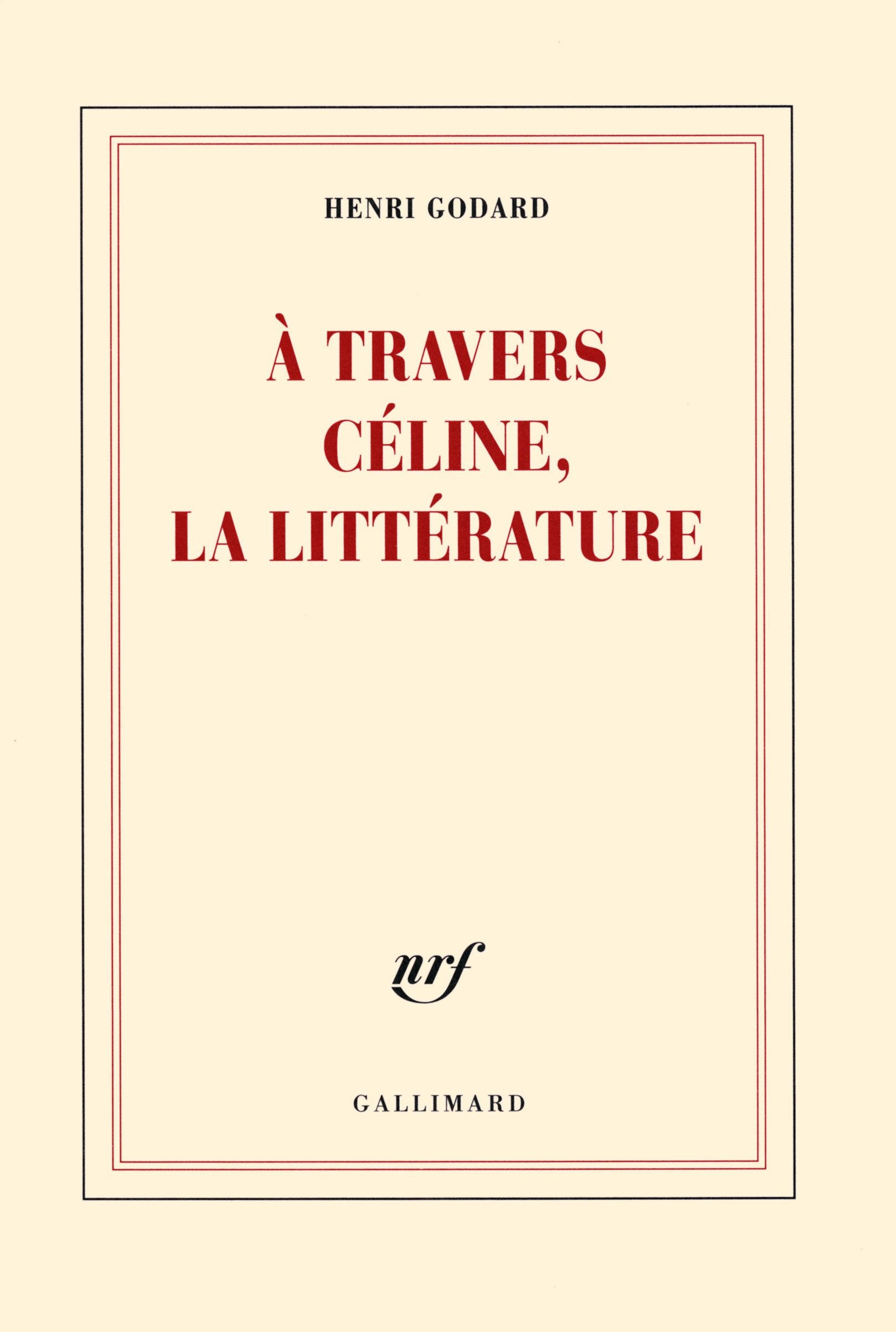 À travers Céline, la littérature book