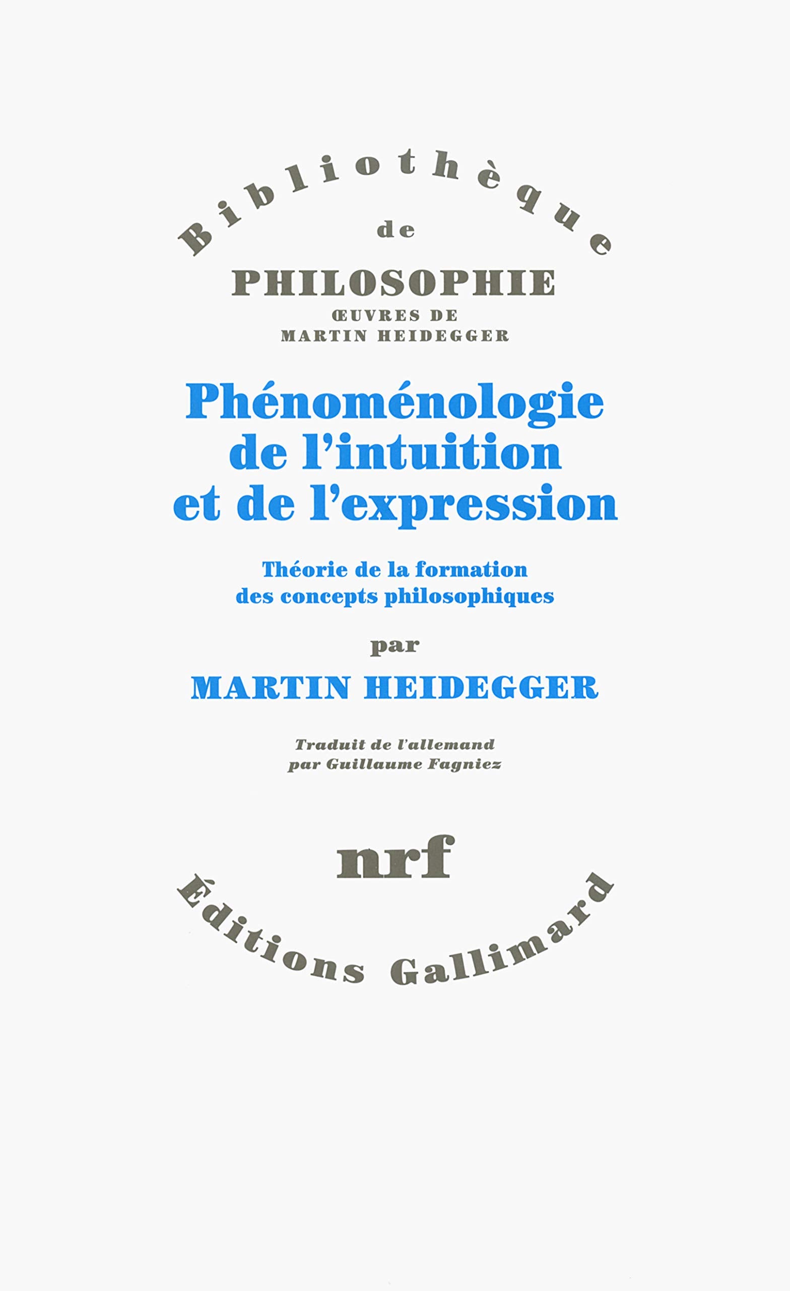 Phénoménologie de l’intuition et de l’expression: Théorie de la formation des concepts philosophiques book