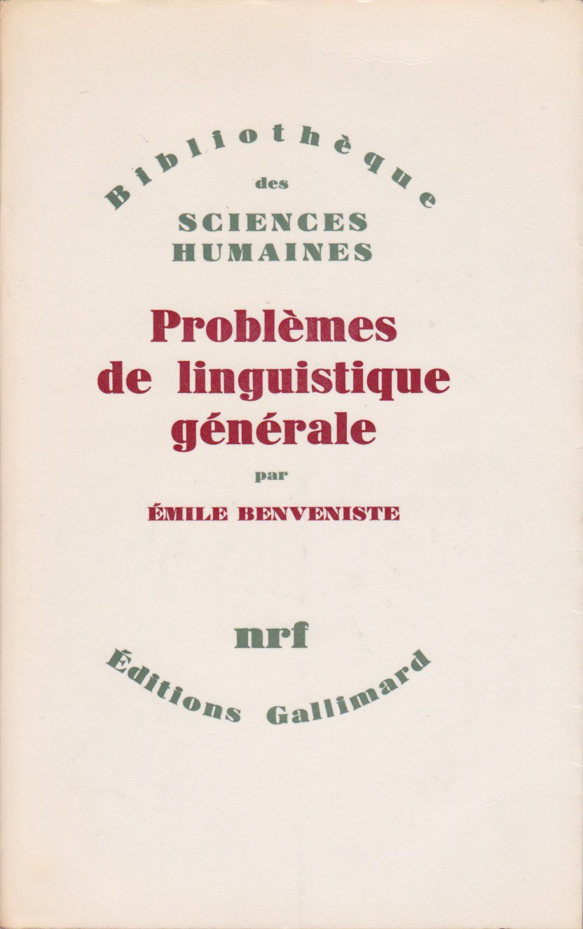 Problèmes de linguistique générale. Vol. 1. 1939-1964 book