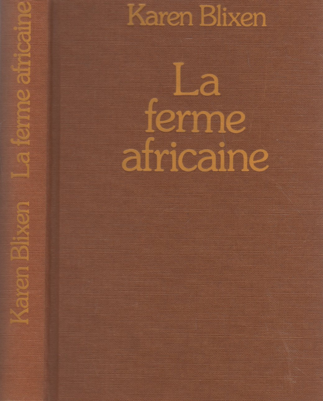 La ferme africaine book