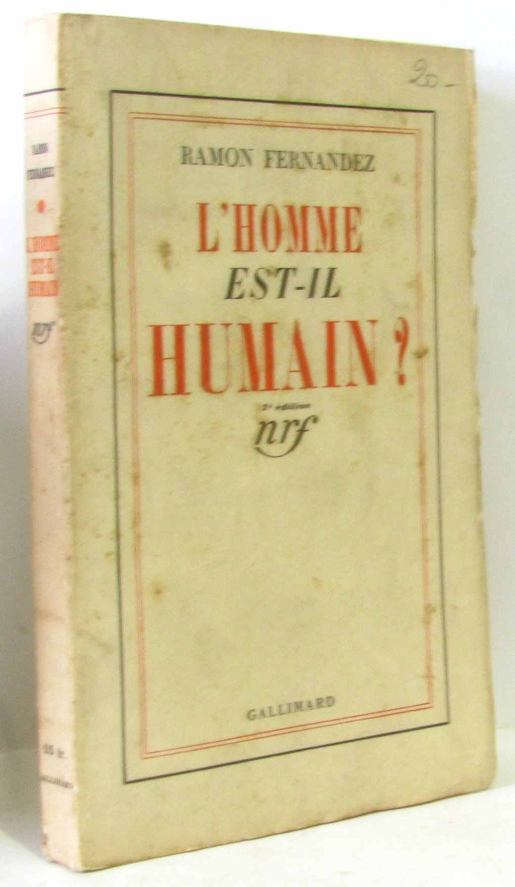 L'homme est-il humain ? book