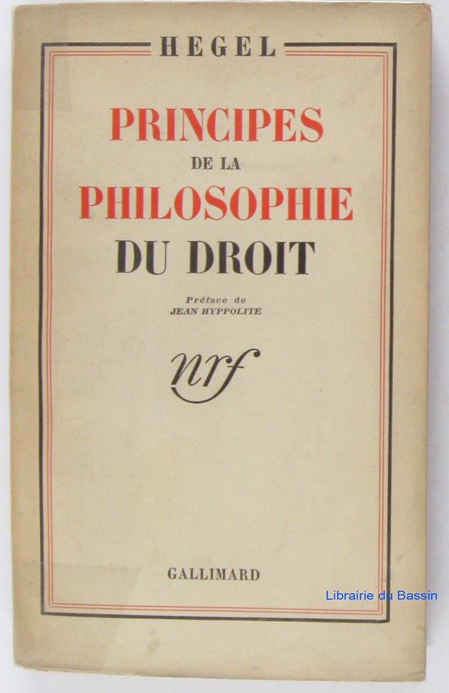 Principes de la philosophie du droit book