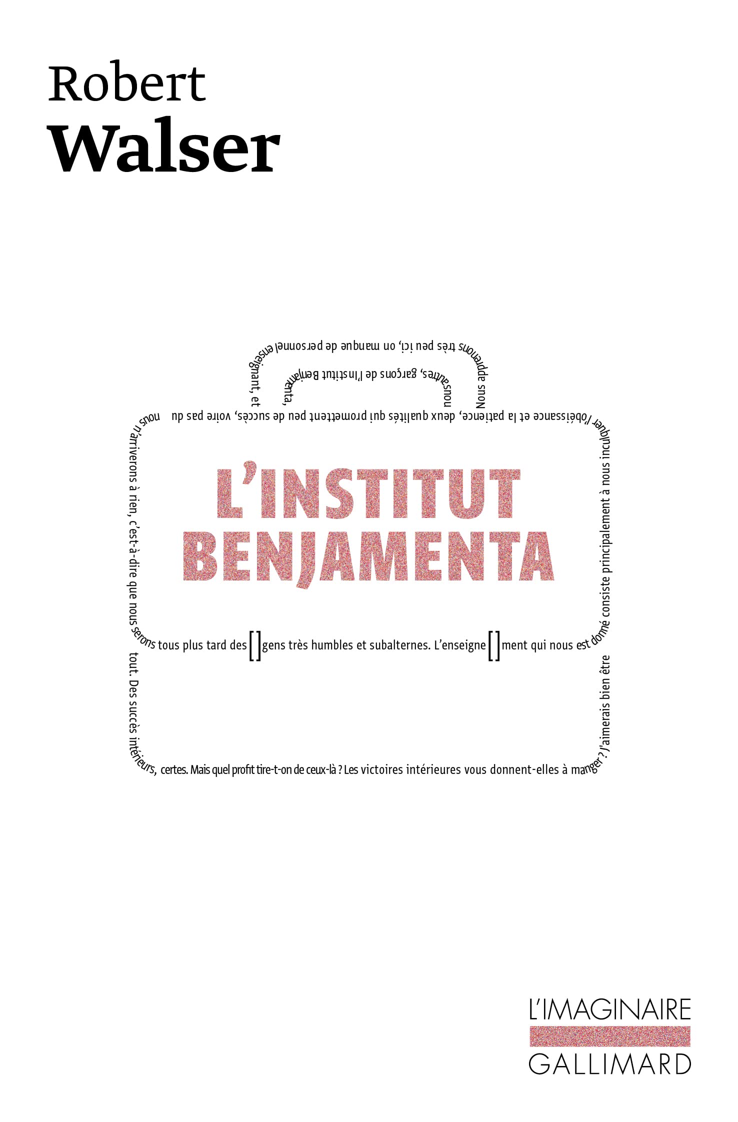 L'Institut Benjamenta (Jakob von Gunten) book