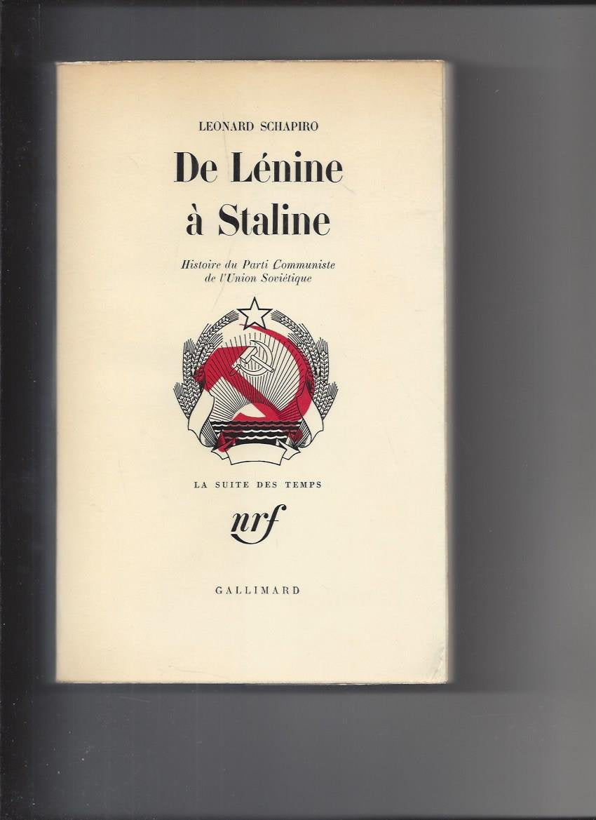 DE LENINE A STALINE: HISTOIRE DU PARTI COMMUNISTE DE L'UNION SOVIETIQUE Books