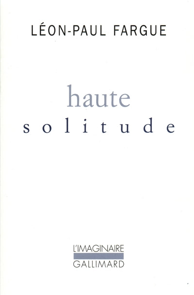 Product Image: Haute solitude
