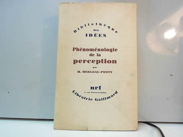 PHENOMENOLOGIE DE LA PERCEPTION Books