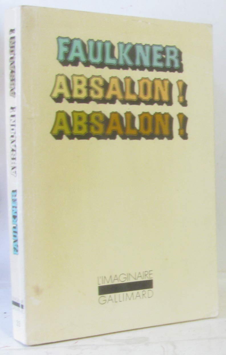 Absalon ! Absalon ! Contemporary literature Books