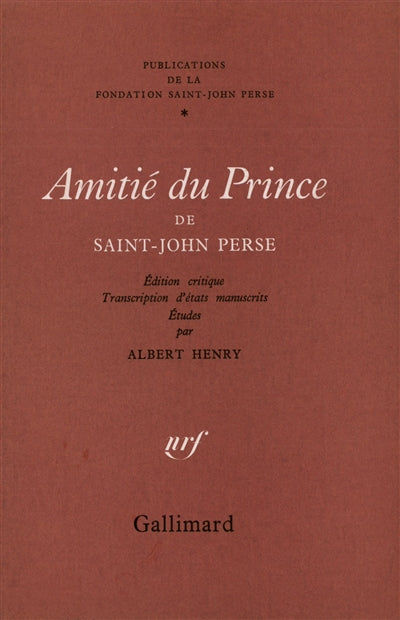 Product Image: Amitié du prince