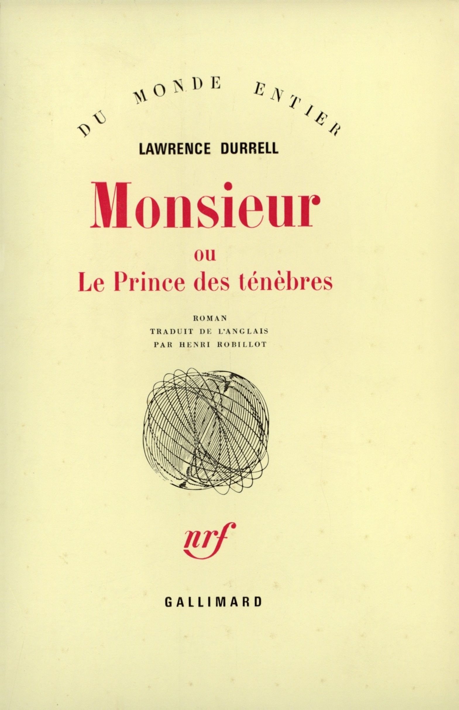 Monsieur ou Le Prince des Ténèbres Contemporary literature