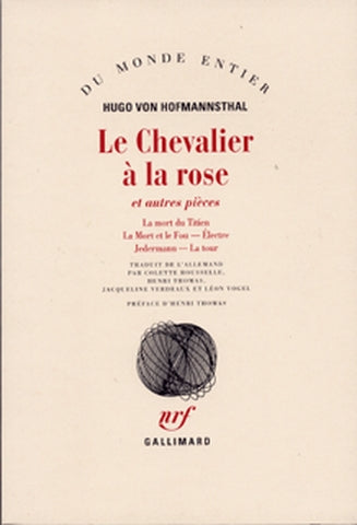 Le chevalier à la rose : et autres pièces Contemporary literature