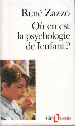 Où en est la psychologie de l'enfant ? Books