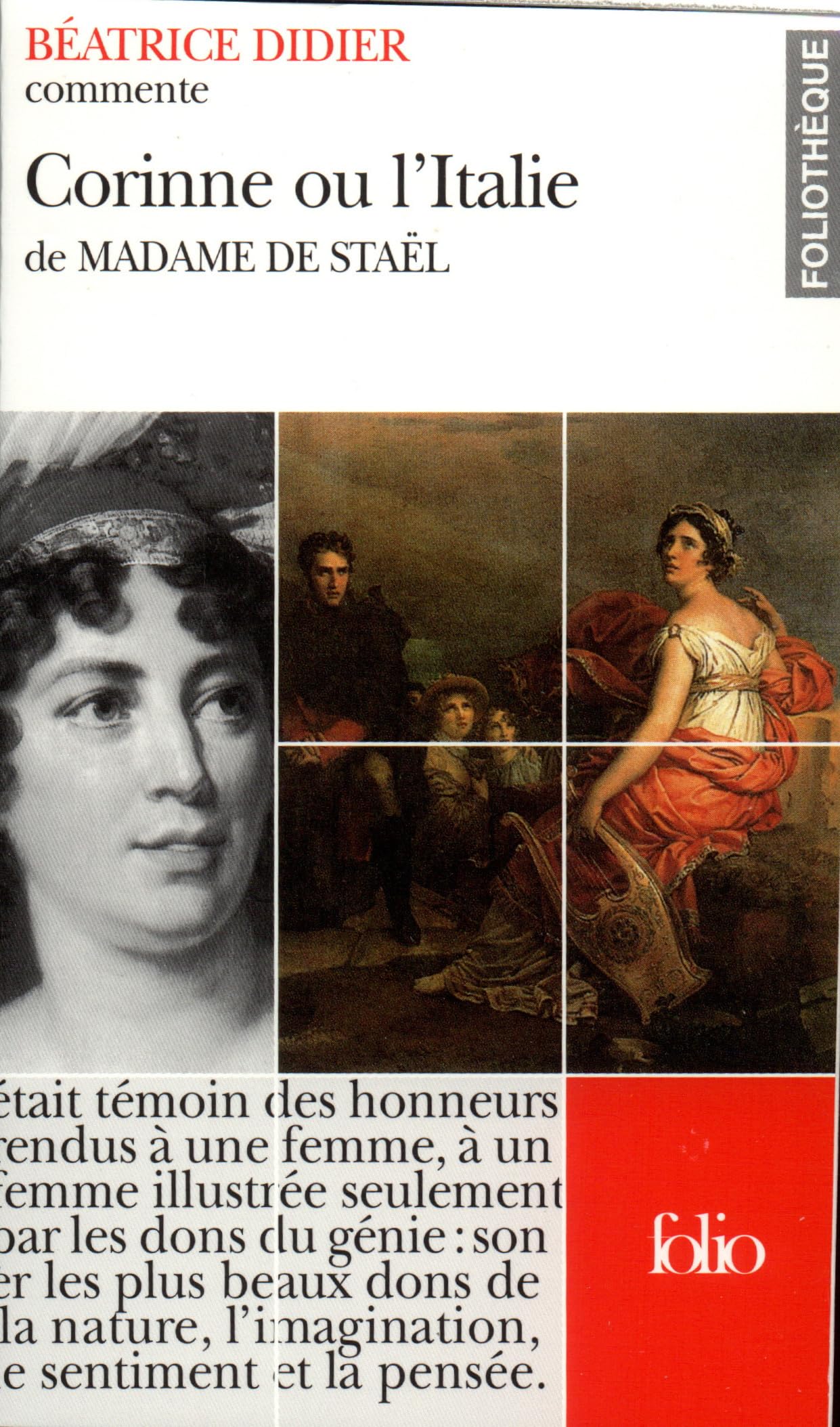 Corinne ou l'Italie de Madame de stael Contemporary literature