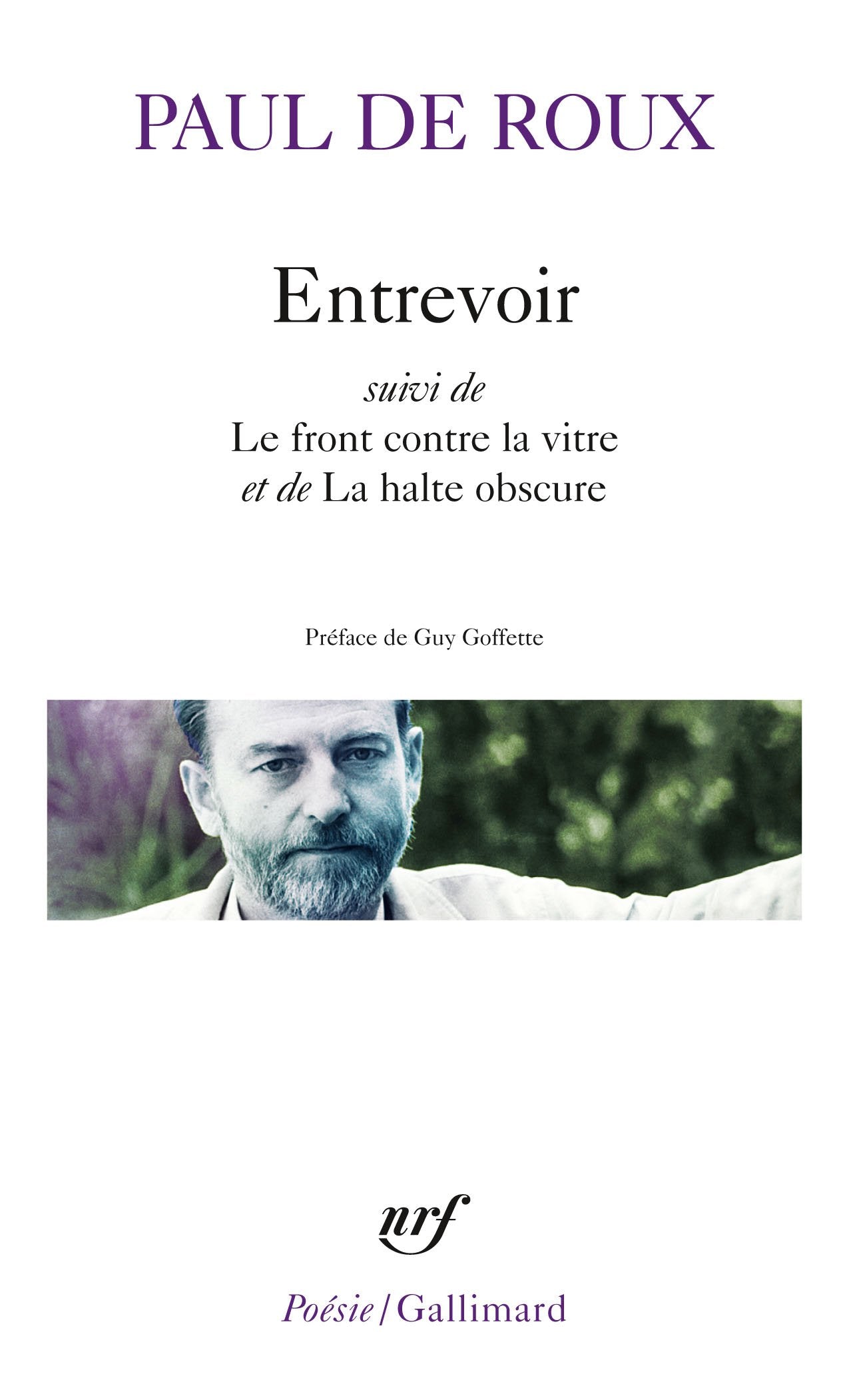 Entrevoir / Le front contre la vitre / La halte obscure book