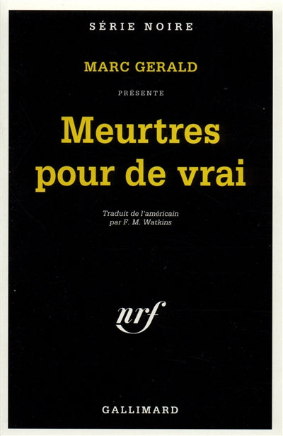 Product Image: Meurtres pour de vrai