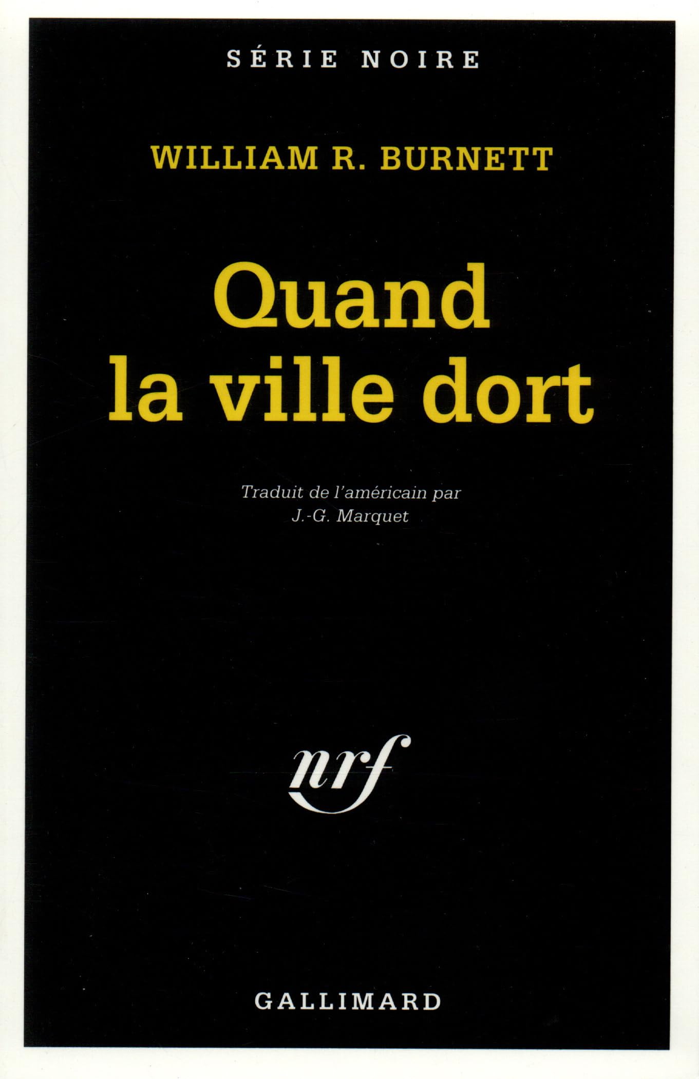 Quand la ville dort Contemporary literature