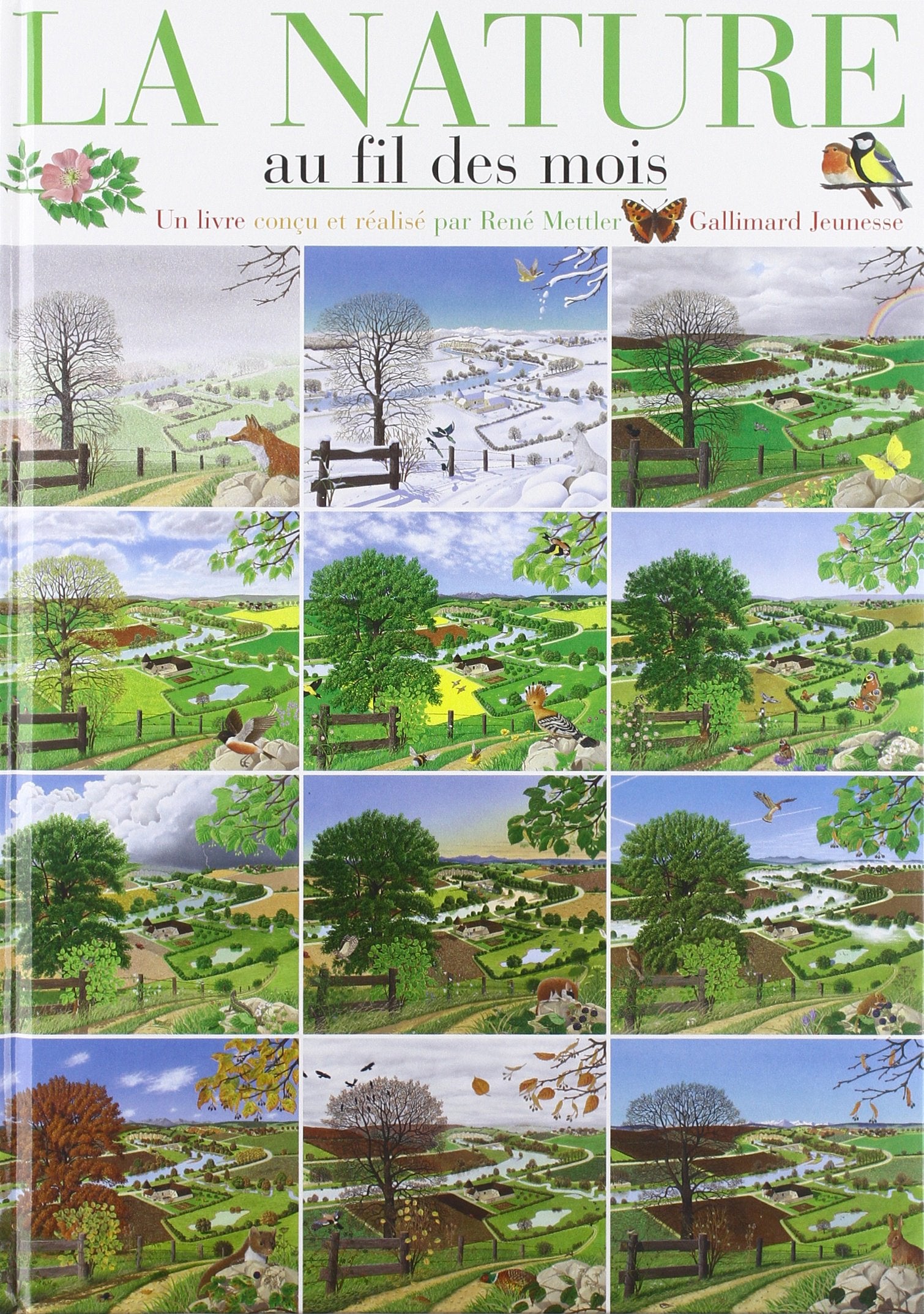 La nature au fil des mois Children's books