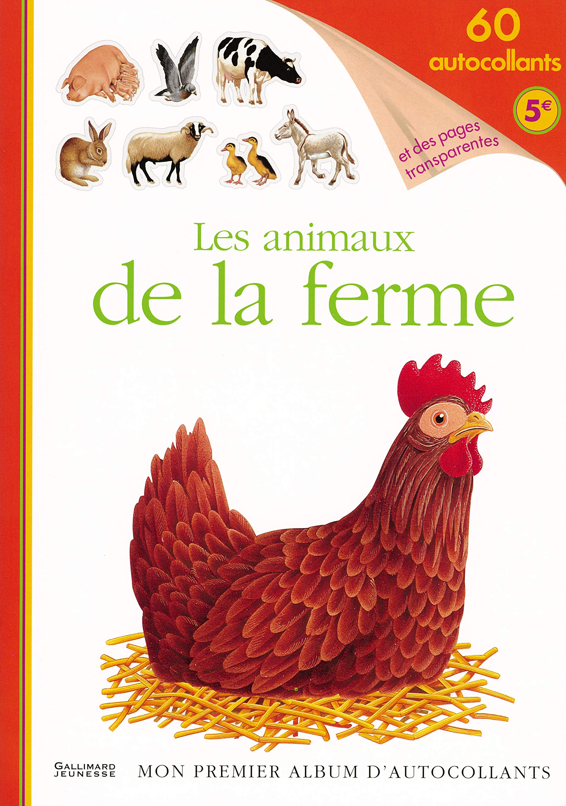 Mon Premier Album D'Autocollants: Les Animaux De LA Ferme Foreign Languages ​​& Dictionaries