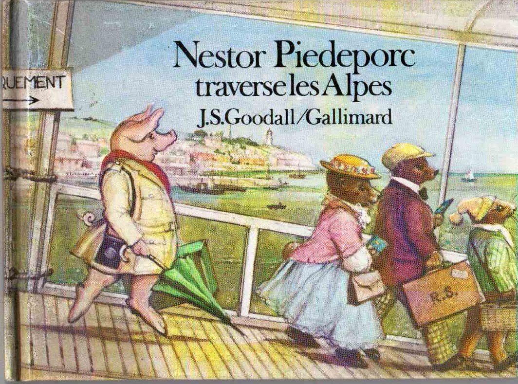 Nestor Piedeporc traverse les Alpes Books