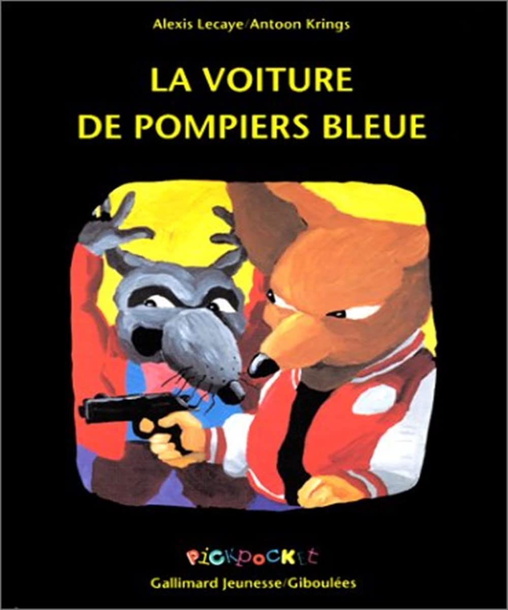 La voiture de pompiers bleue Books
