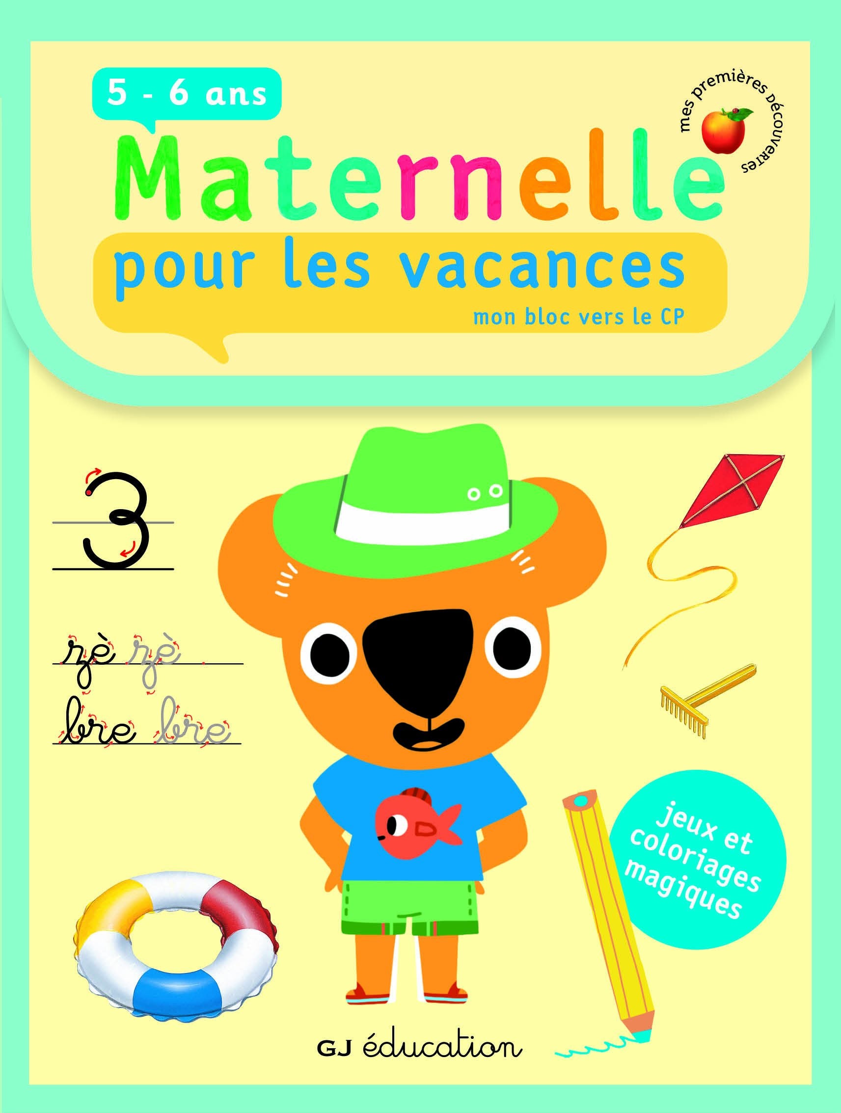 Pour les vacances, mon bloc vers le CP: Mon bloc vers le CP, 5-6 ans Non-fiction