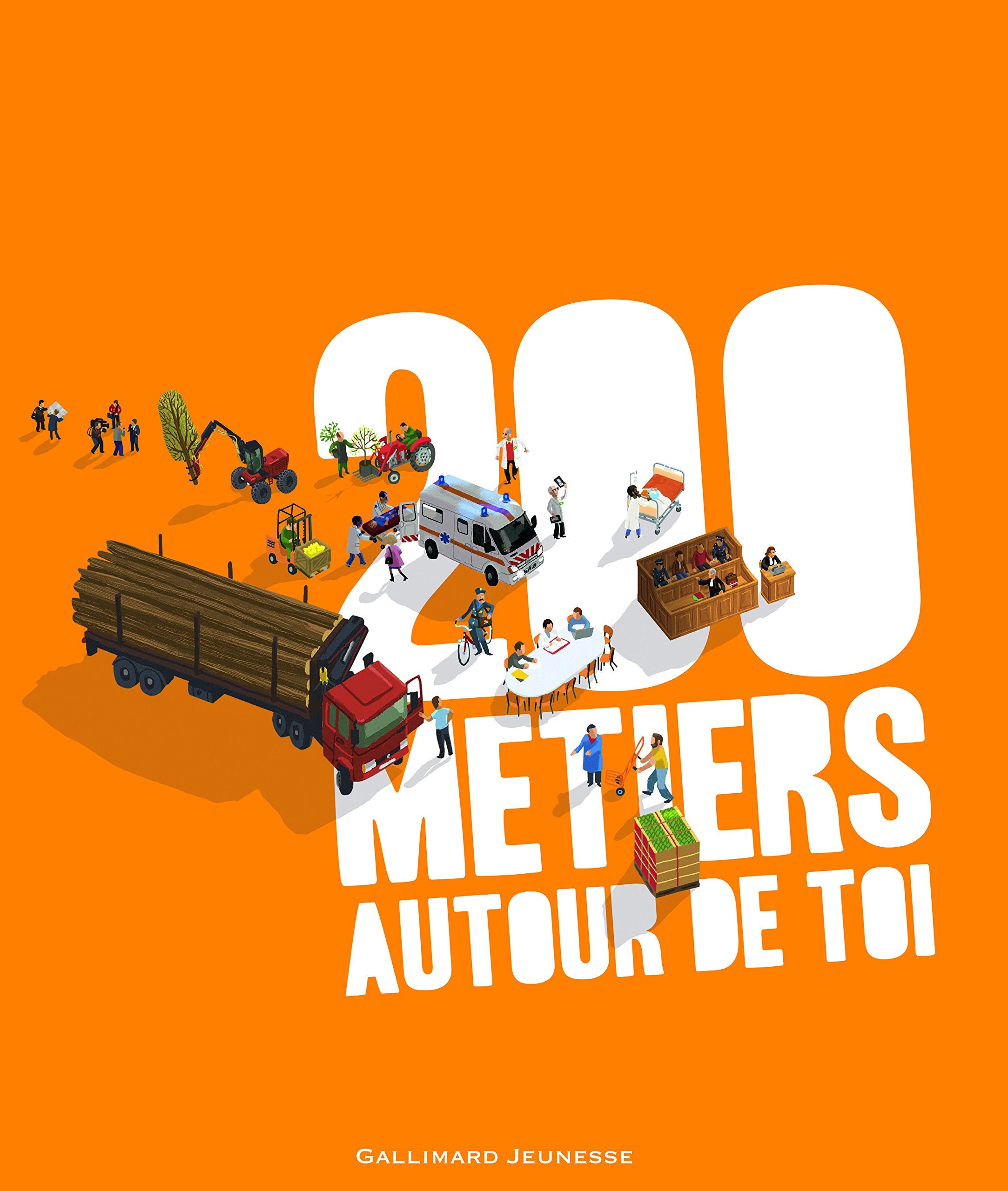 200 métiers autour de toi Children's books