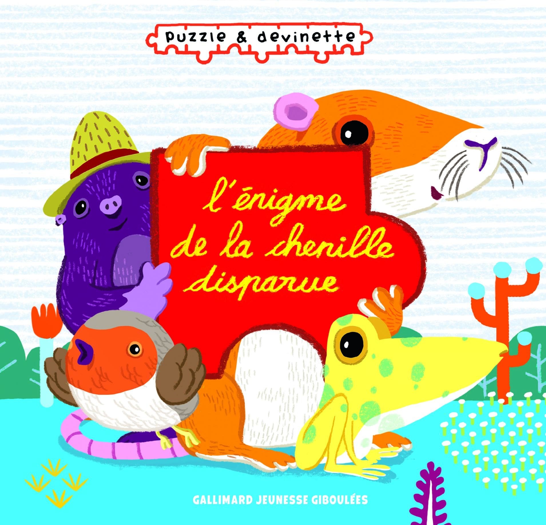 L'énigme de la chenille disparue - Livre-puzzle animé - A partir de 3 ans book