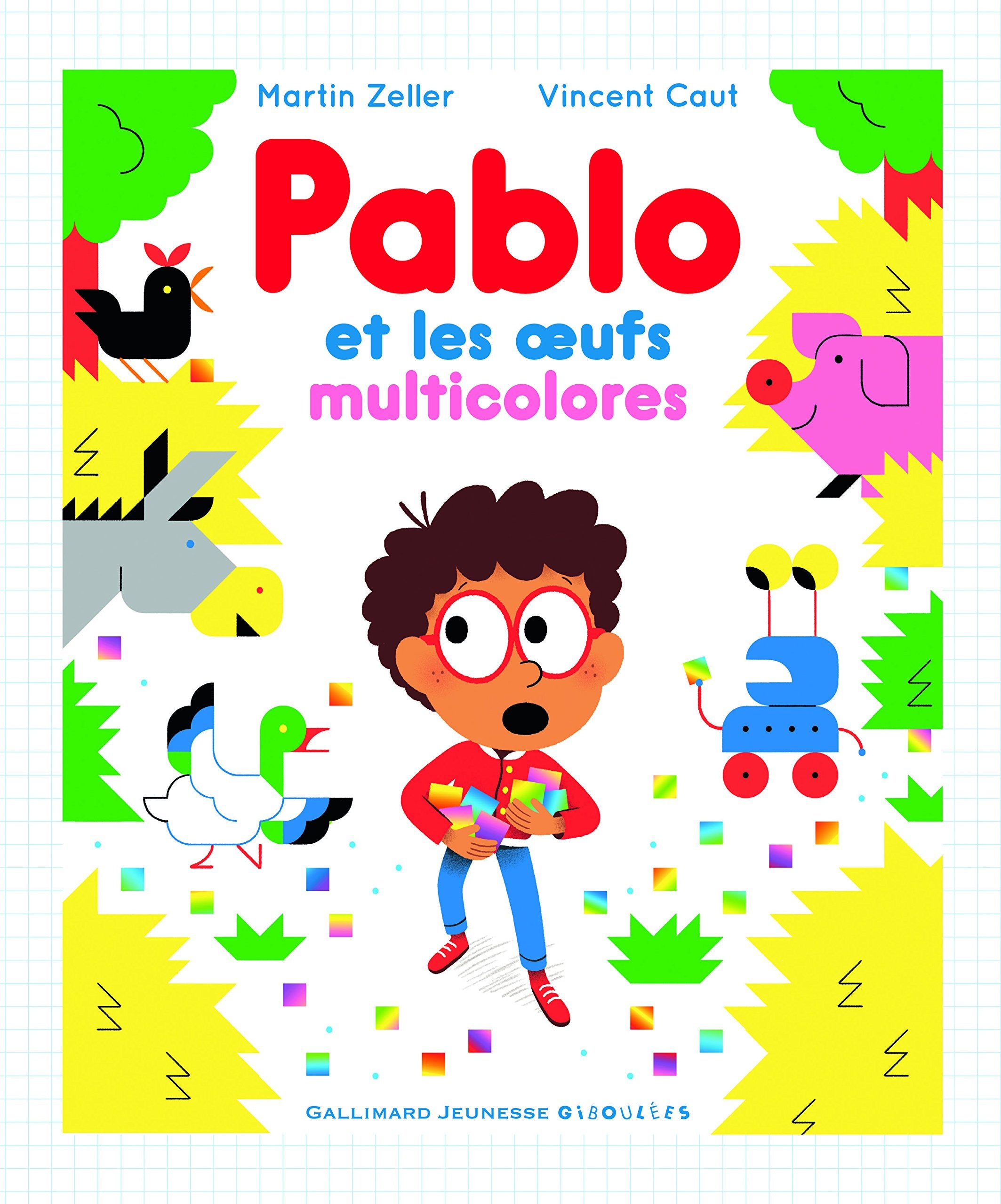 Pablo et les oeufs muticolores Children's books