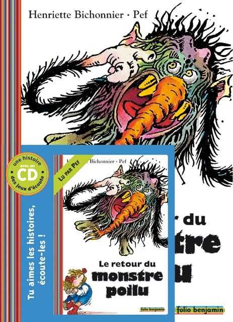 LE RETOUR DU MONSTRE POILU (LIVR-CD) book