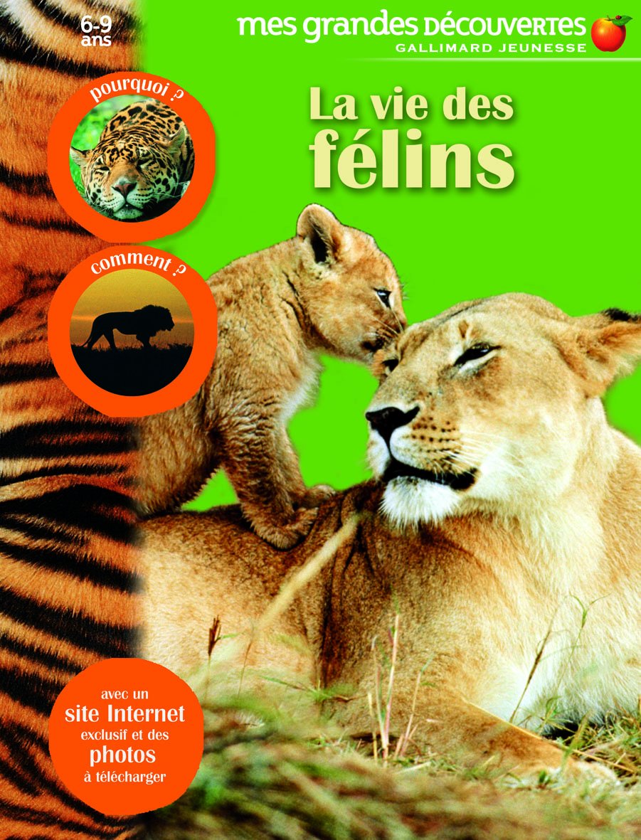 La vie des félins Children's books