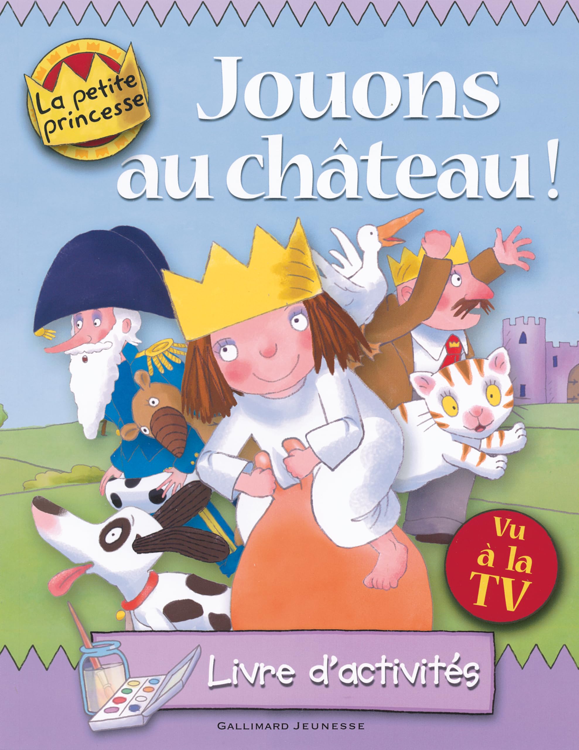 JOUONS AU CHATEAU !: Livre d'activités Children's books