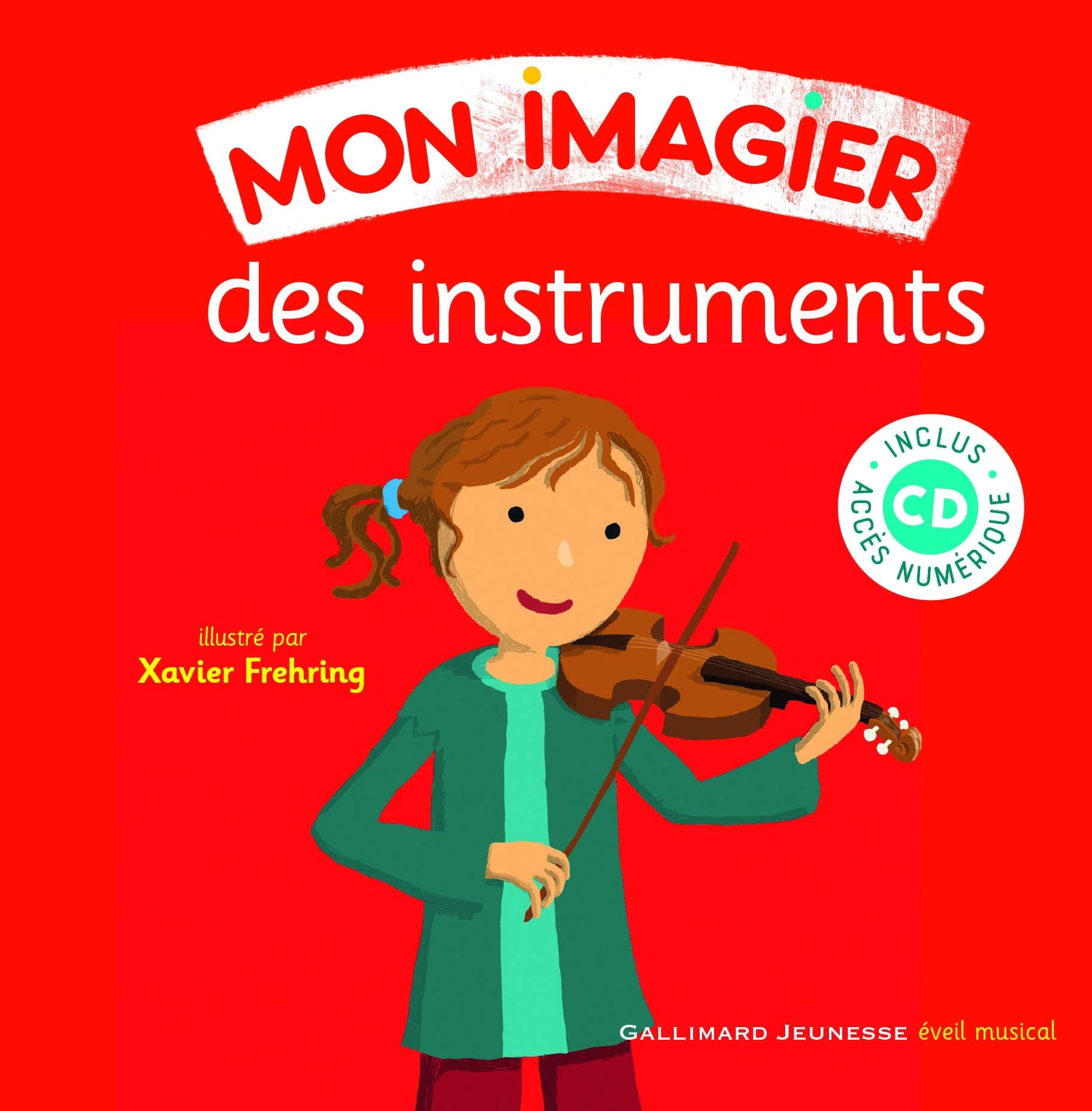 Mon imagier des instruments: Livre-CD avec QR code Non-fiction