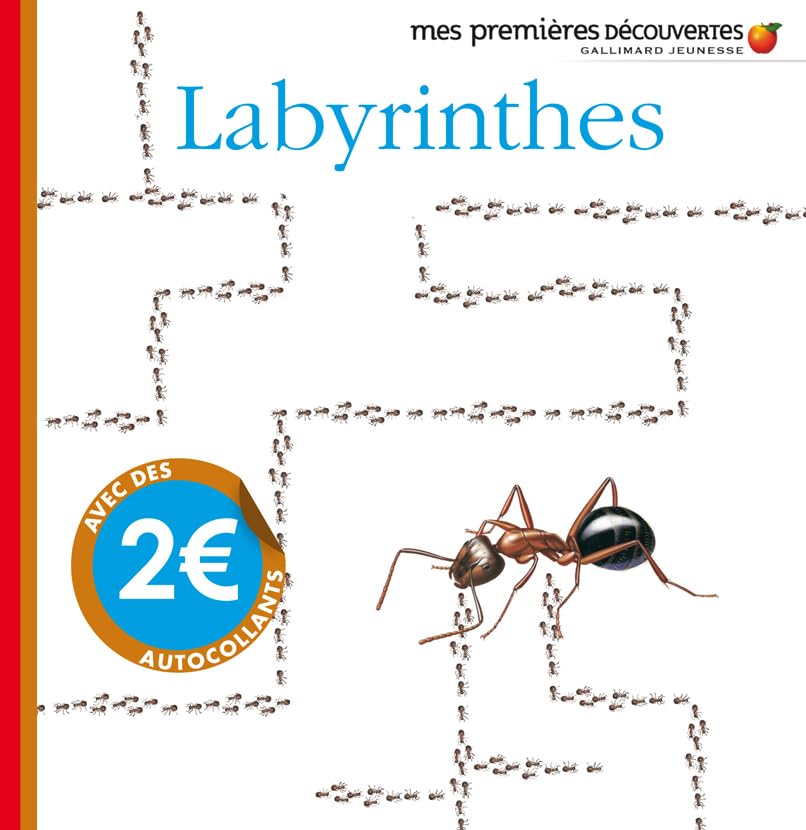 Labyrinthes: avec des autocollants book