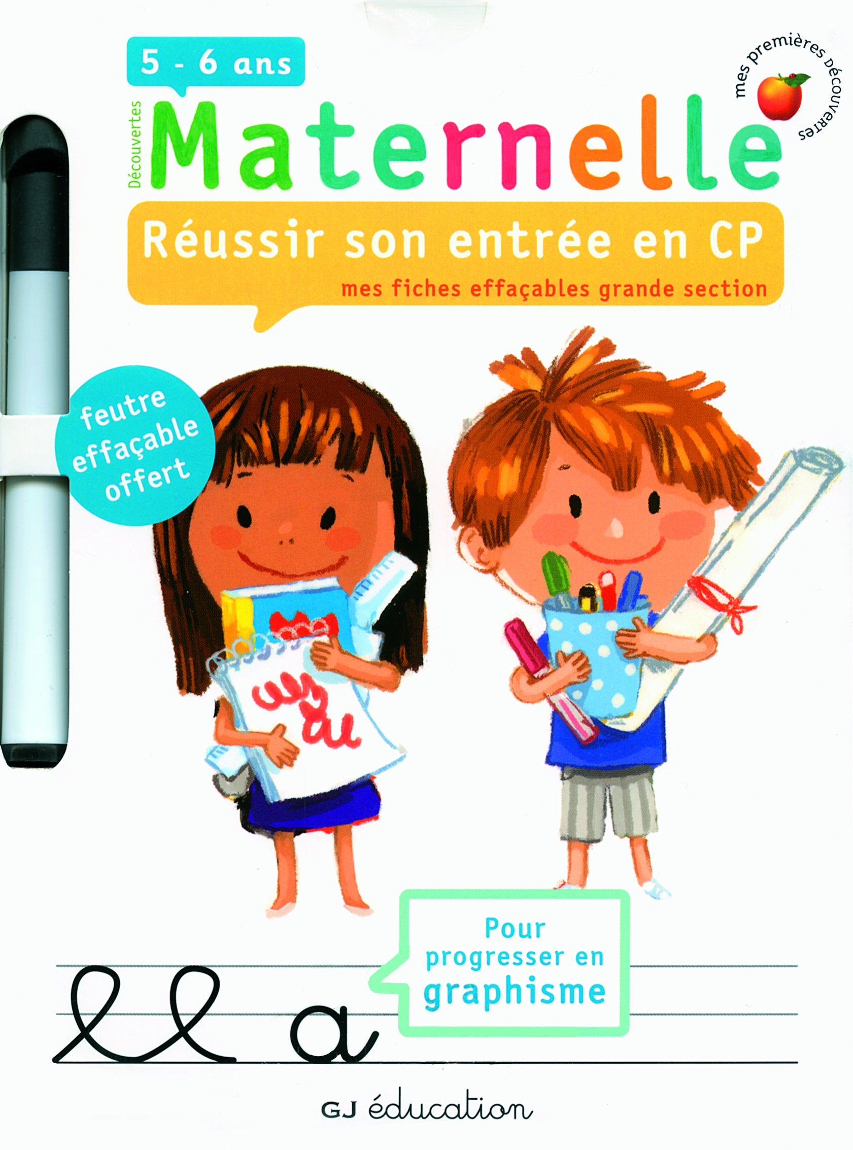 REUSSIR SON ENTREE EN CP: MES FICHES EFFACABLES GRANDE SECTION Non-fiction