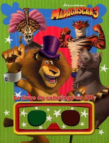 Madagascar 3: Le livre de coloriage en 3D book