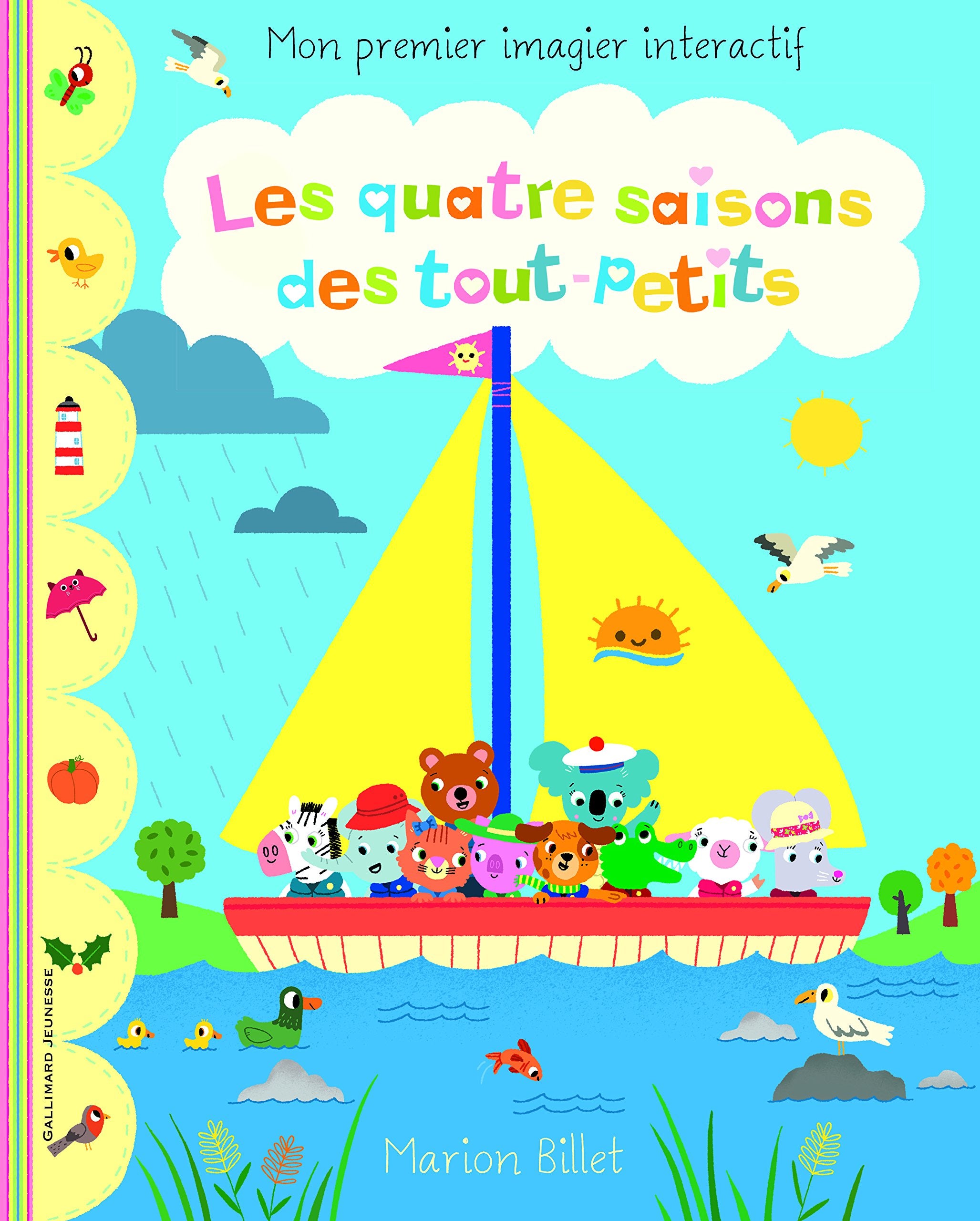 Les quatre saisons des tout-petits: Mon premier imagier interactif Children's books