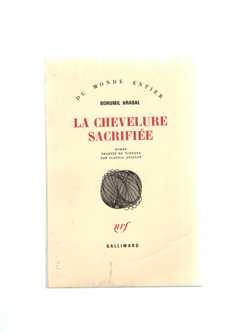 La Chevelure sacrifiée roman book