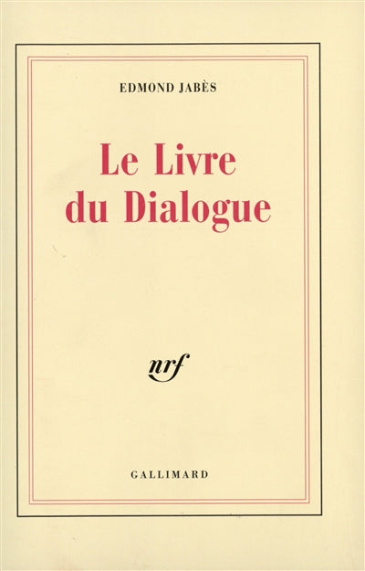 Product Image: Le Livre du dialogue