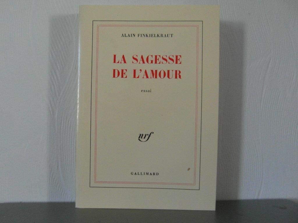 La sagessse de l'amour book