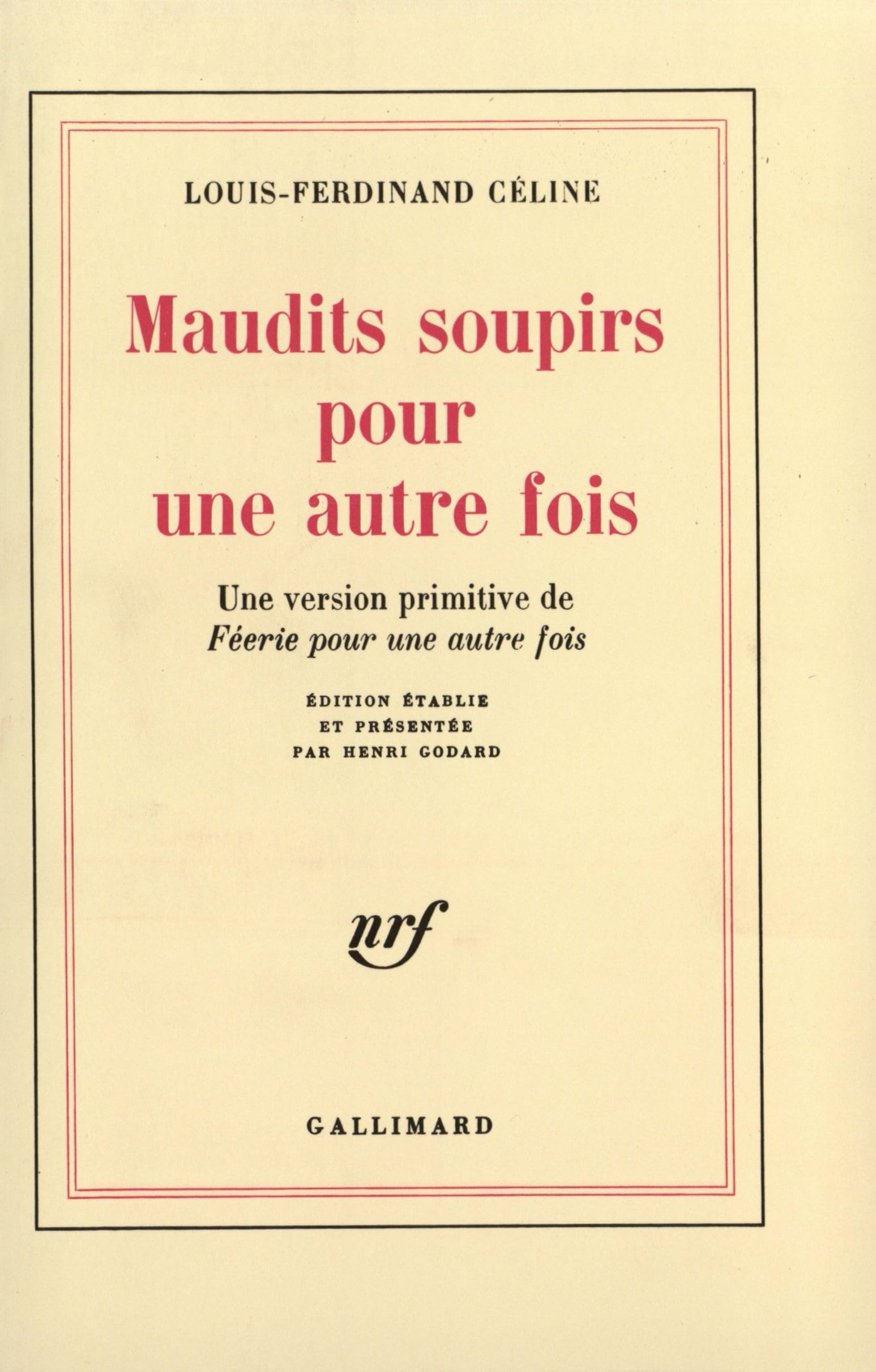 Maudits soupirs pour une autre fois book