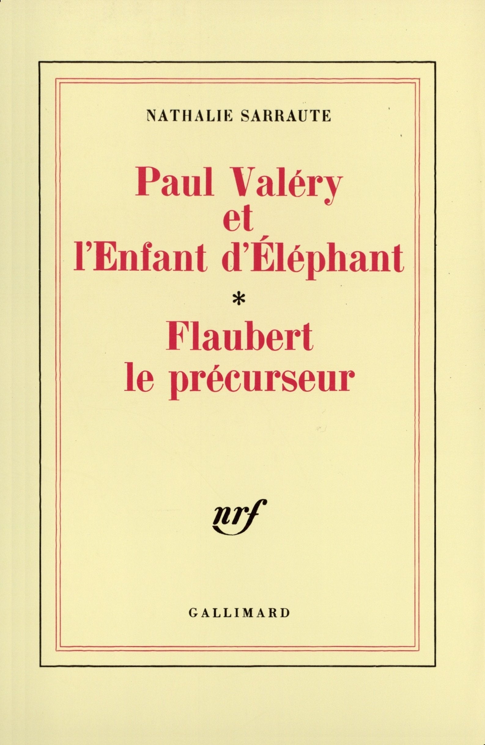 Paul Valéry et l'enfant d'éléphant book