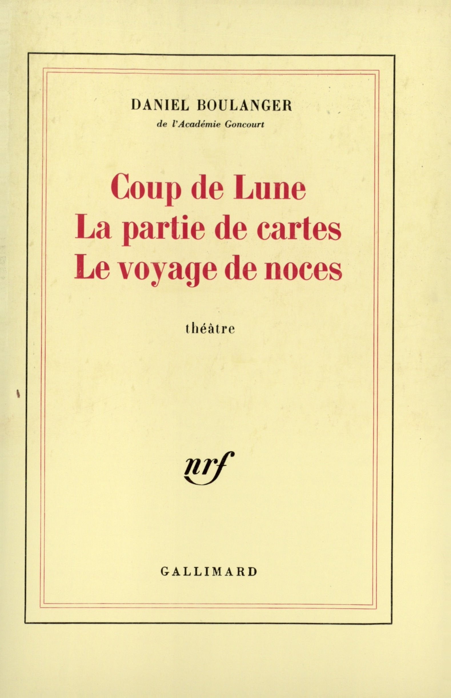 Coup de Lune - La partie de cartes - Le voyage de noces book