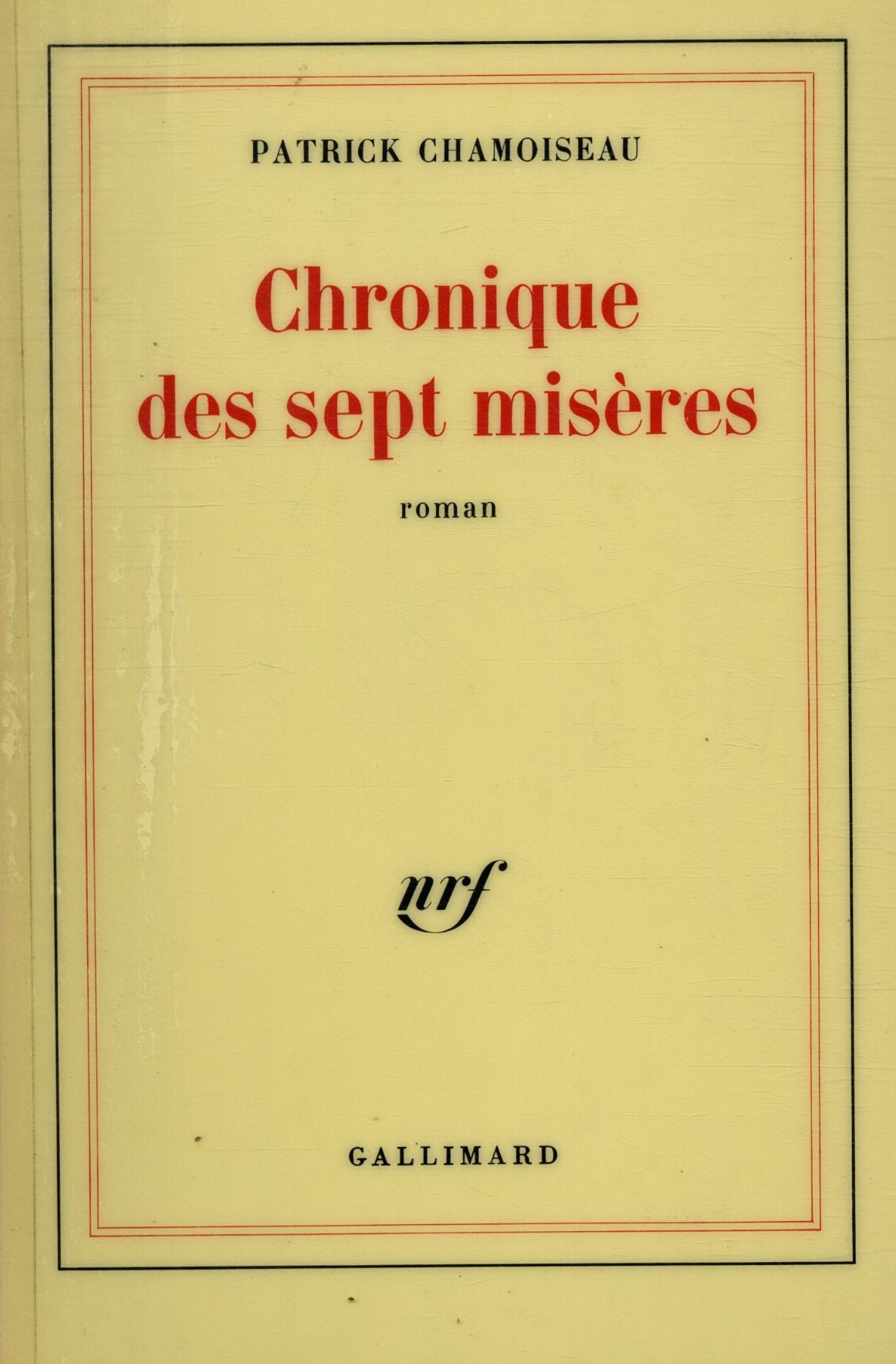 Product Image: Chronique des sept misères