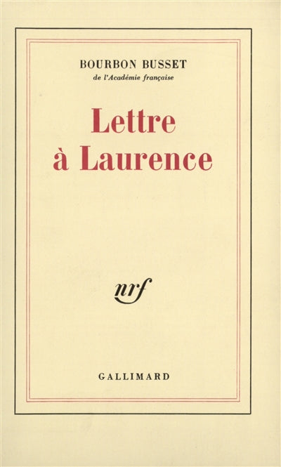 Product Image: Lettre à Laurence
