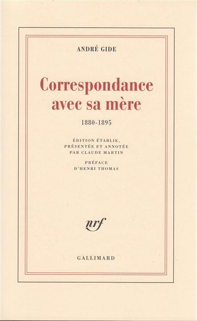 Product Image: Correspondance avec sa mère : 1880-1895