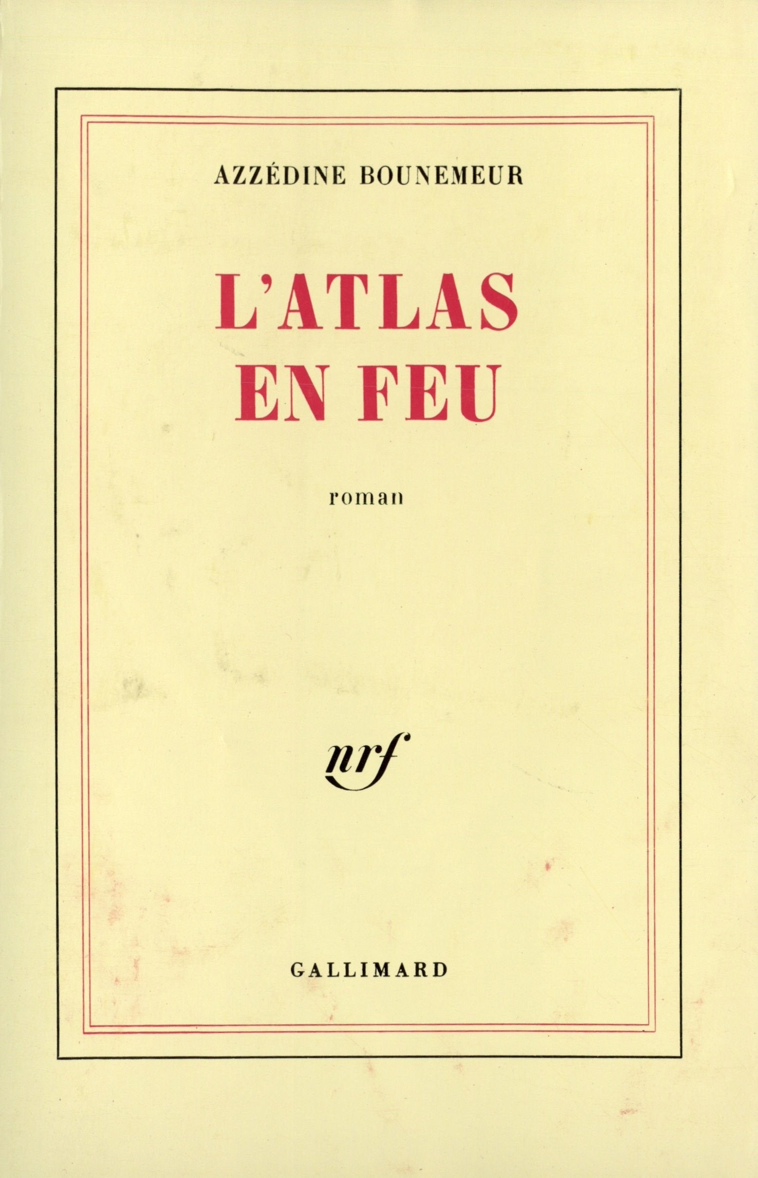 L'Atlas en feu book