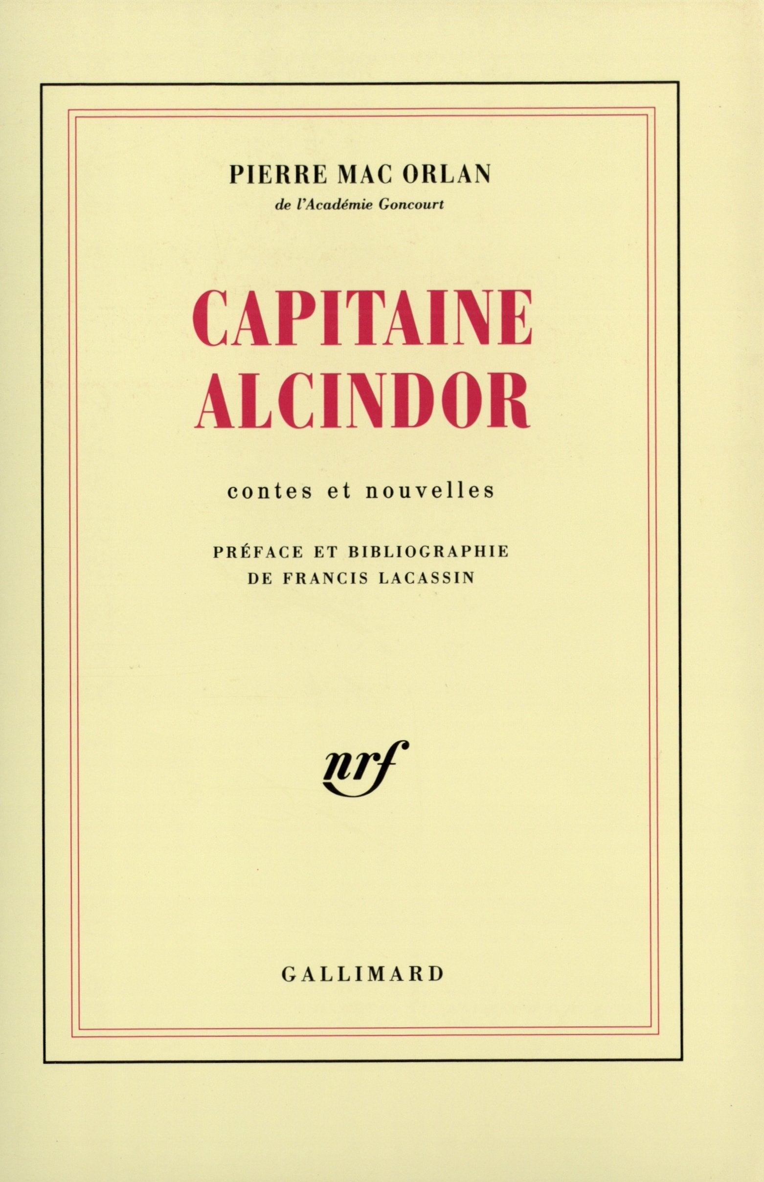 Capitaine Alcindor: Contes et nouvelles Contemporary literature